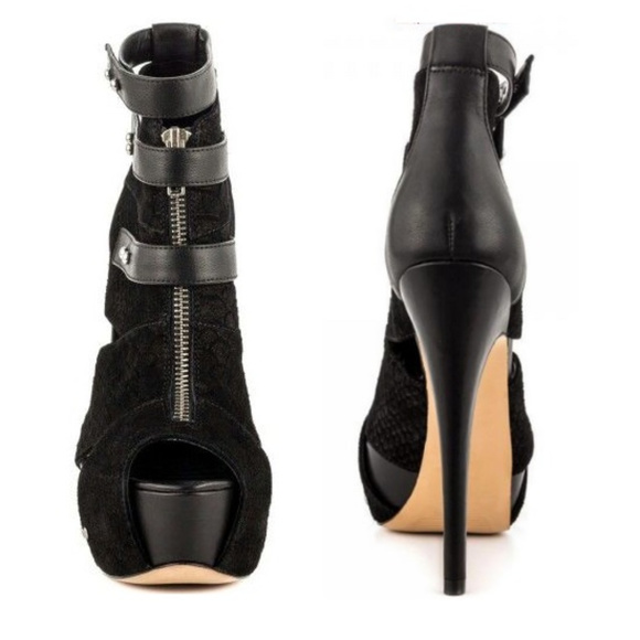 Kate Ferguson Eroreni-88 peep toe ankle booties - Picture 4 of 4